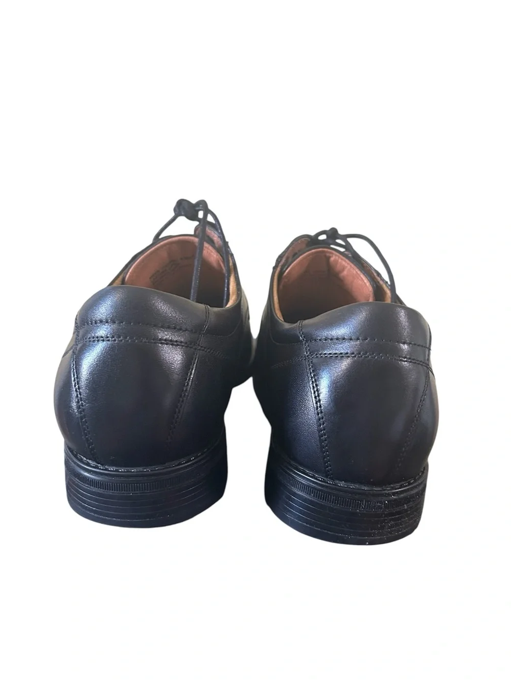 Florsheim  Comfotech Leather Upper E-Wide Black Oxford Box -Dress Shoes Men’s